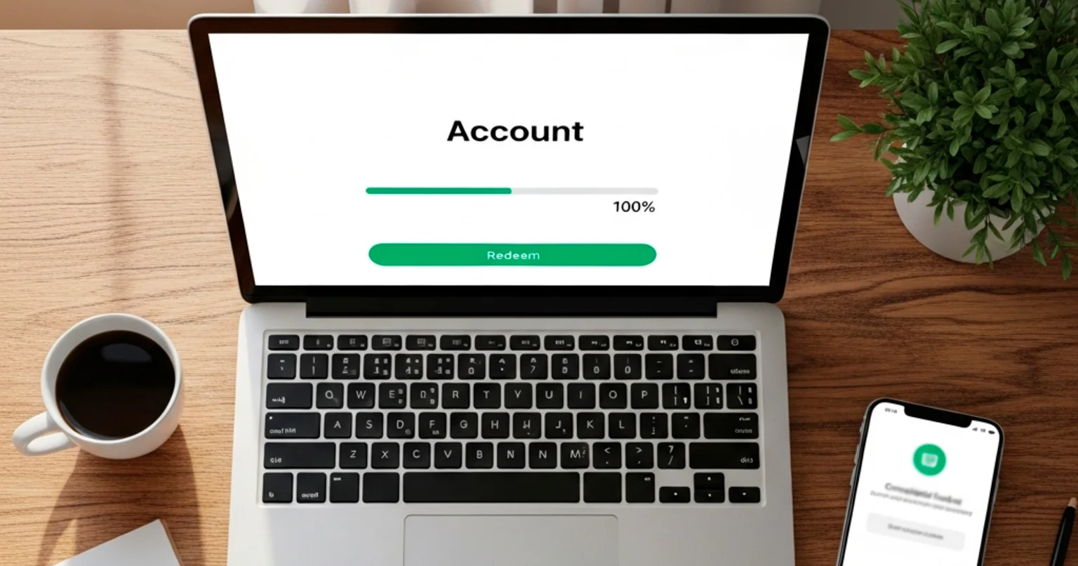 Sweeps coins being converted to cash through the redemption verification process